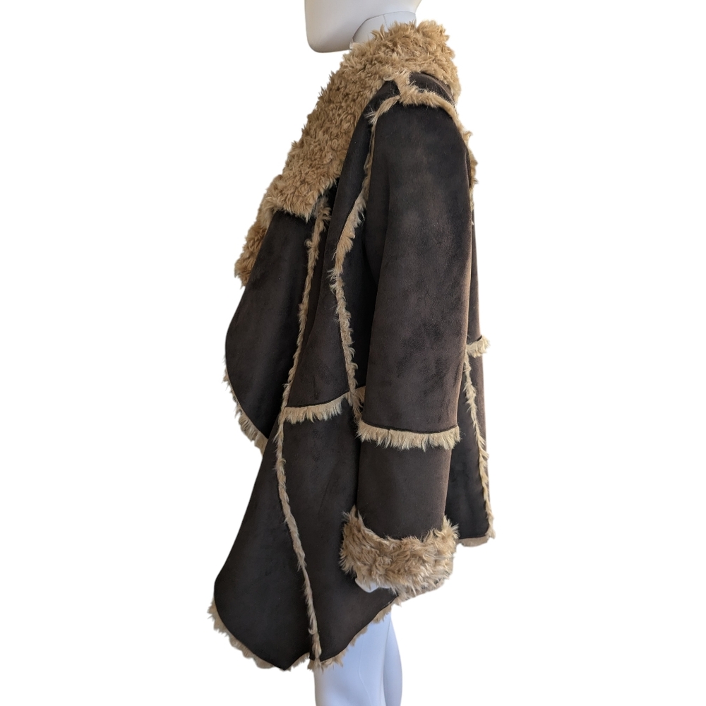 Fabulous Furs Chocolate Teddy Coat by Donna Salyers - Picture 3 of 8